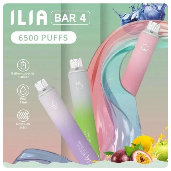 ilia拋棄式 ilia6500口拋棄式電子煙 ilia一次性電子煙 SP2S電子煙 8月現貨